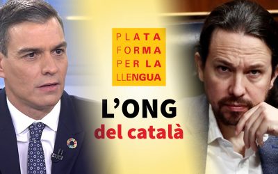 Plataforma per la Llengua denuncia que el govern espanyol manté la imposició del castellà amb 61 normes L'entitat adverteix que els estrangers que sol·liciten la ciutadania espanyola solament són obligats a saber castellà