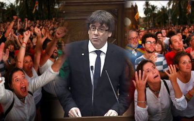 La falsa Declaració Unilateral d’Independència del 10 d’Octubre del 2017 Puigdemont no va declarar i suspendre res perquè fer-ho, a Catalunya, correspon al Parlament