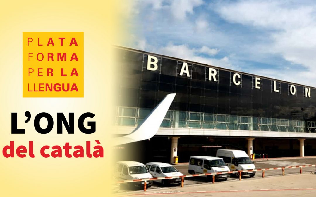 Aeroport Barcelona - Llengua catalana