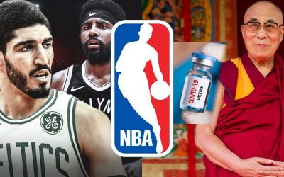 Kyrie Irving, estela dels Brooklyn Nets de l’NBA, no es vol vaccinar contra la Covid, fet que li costa no poder jugar i 17’5 milions de dòlars Els partits dels Celtics deixen d'emetre's a la Xina per un vídeo d'un jugador que es posiciona a favor del Tibet