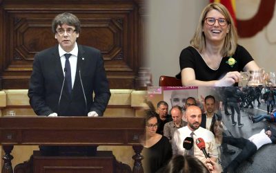Quart aniversari de la falsa Declaració d’Independència del 10 d’octubre del 2017 El president Puigdemont, que no podia declarar la independència sense votar primer, ens va deixar somiar 8 segons