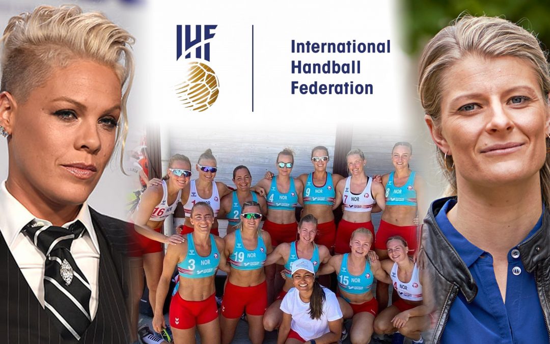 IHF- Pink -Noruega Handbol Platja-Ane Halsboe-Joergensen