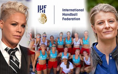 La Federació Internacional d’Handbol canvia les normes d’equipament per a l’handbol platja femení Al juliol, Noruega va protestar per l'obligació de jugar en bikini