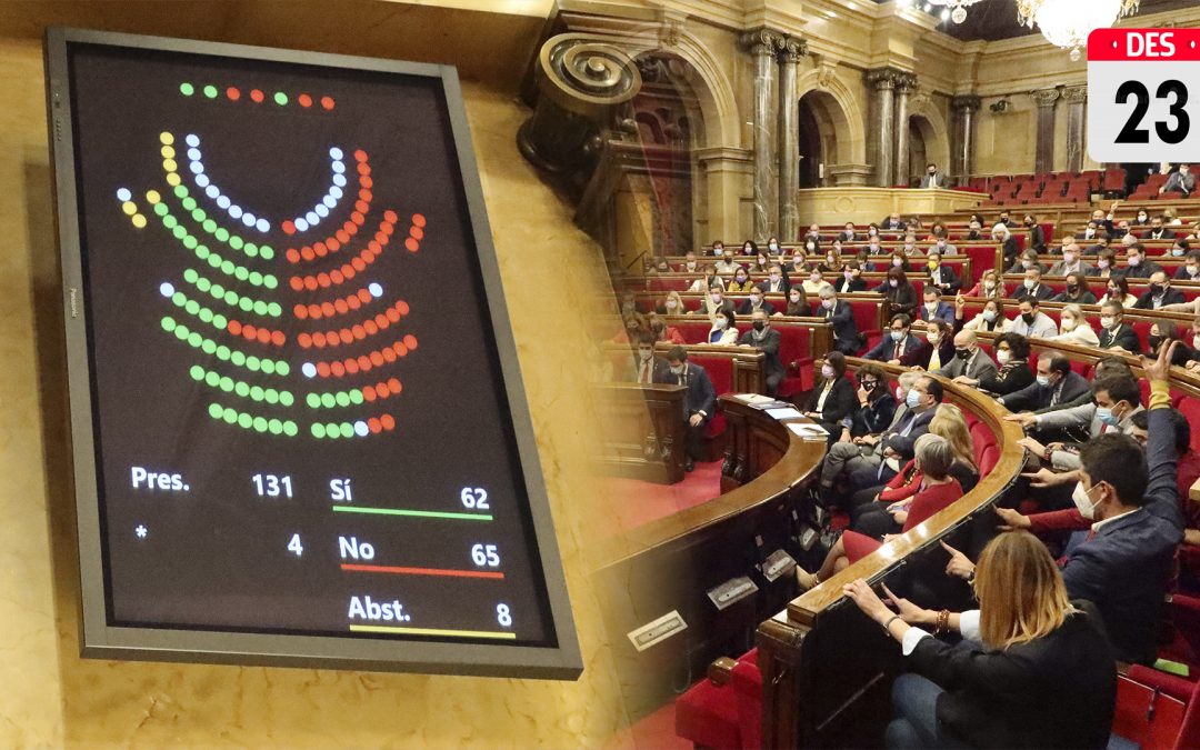 parlament amb imatge de pantalla esmenes 23DES