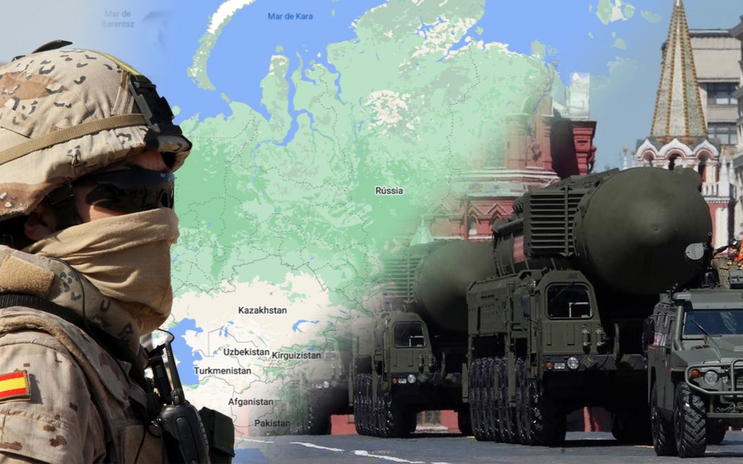 Soldats espanyols-mapa de Rússia-armes nuclears