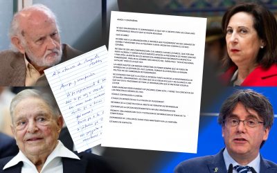 nota de Mena sobre Puigdemont-Soros-Margarita Robles