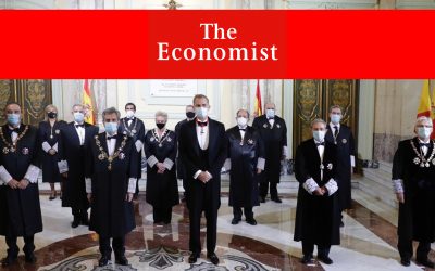 Espanya homenatja l’etiqueta de “democràcia defectuosa” atorgada per The Economist El CGPJ està caducat d'ençà tres anys mentre es mantenen les resolucions arbitràries i les propostes de presó surrealistes de la Fiscalia