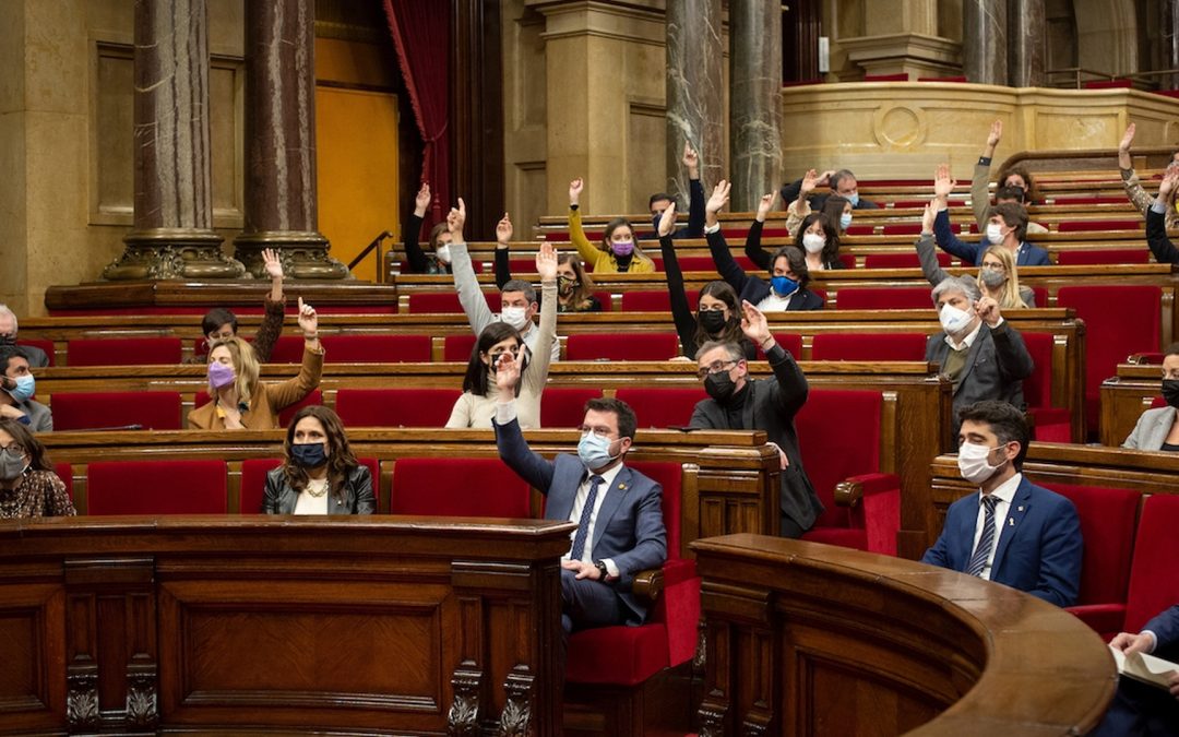 Votacio Parlament de Catalunya