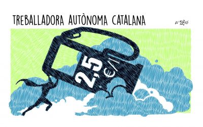 Treballadora autònoma catalana