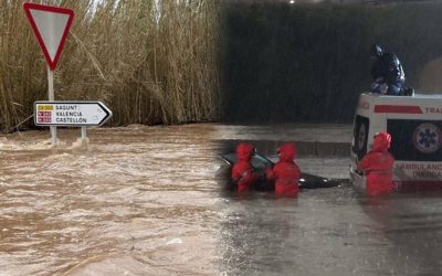 València pateix un diluvi històric La ciutat ha viscut el dia més plujós d'ençà que se'n tenen registres