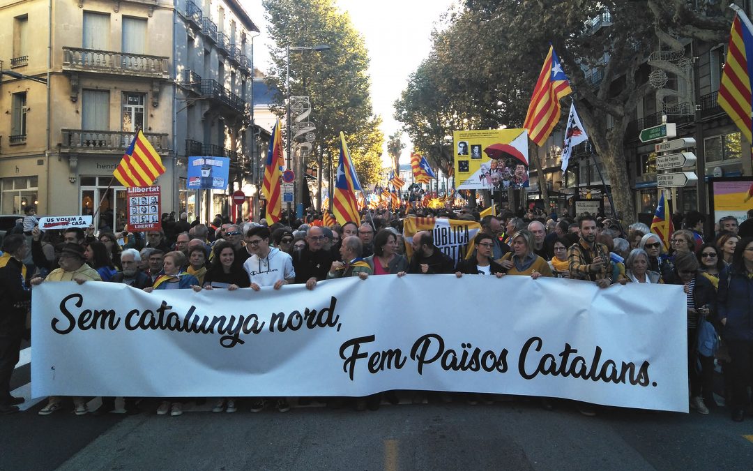 Manifestació per la Diada de la Catalunya Nord Aquest any s'ha protestat contra la persecució del català i s'ha demanat un estatut propi