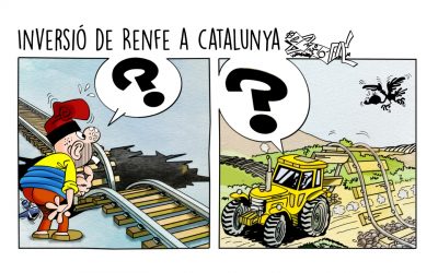 Inversió de Renfe a Catalunya La vinyeta de la setmana